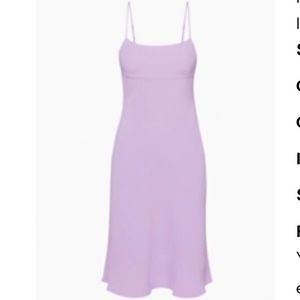 Brand new Aritzia Sunday Best lilac midi dress.